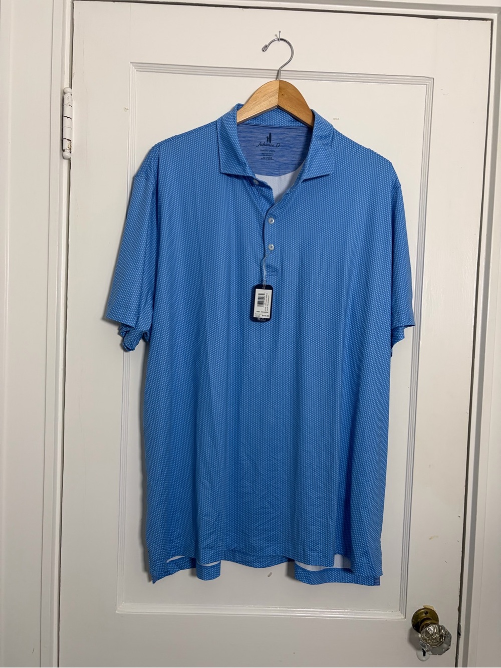 johnnie-O Light Blue Featherweight Men’s Polo Shirt